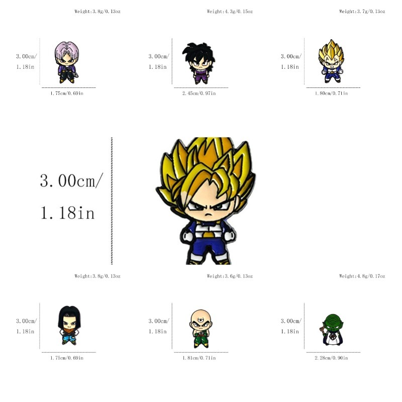 7pcs Set Cute Manga Brooches f - огляд і ціна Embroidery Reddit