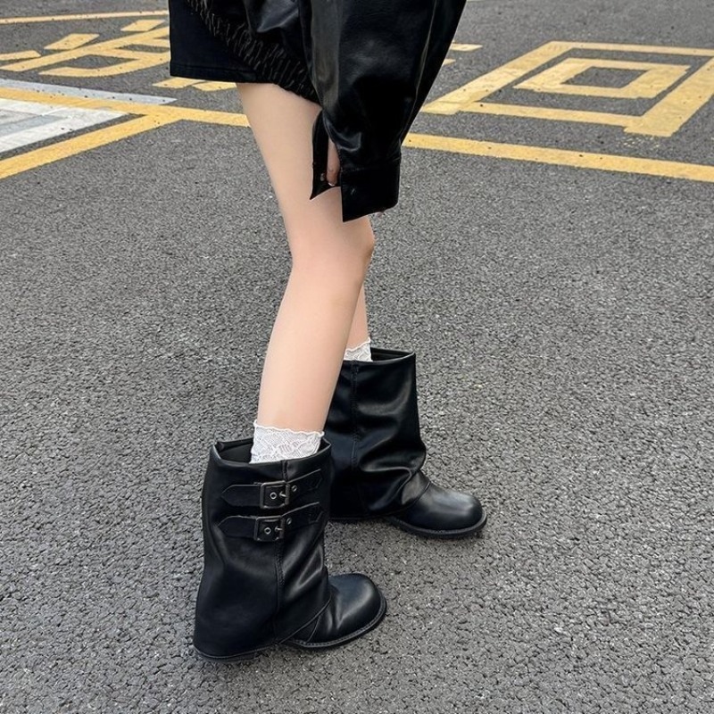 Women Double Buckle Slouch Mid - огляд і ціна Embroidery Garments