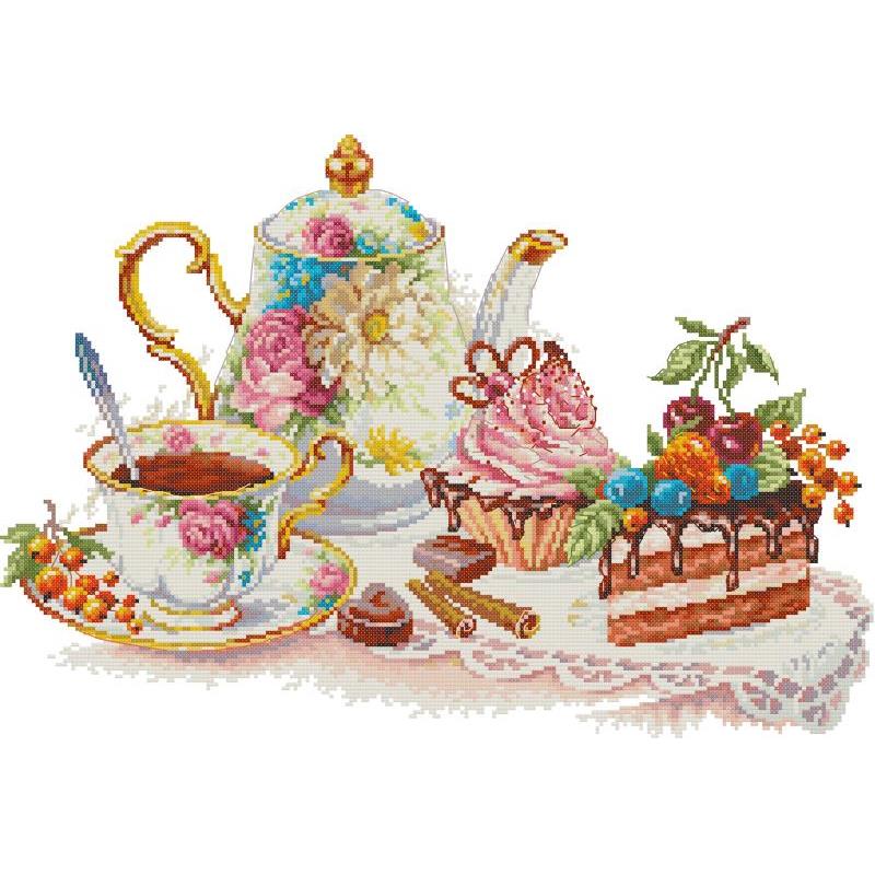 Afternoon Tea Dessert Pattern  - огляд і ціна Embroidery Meaning